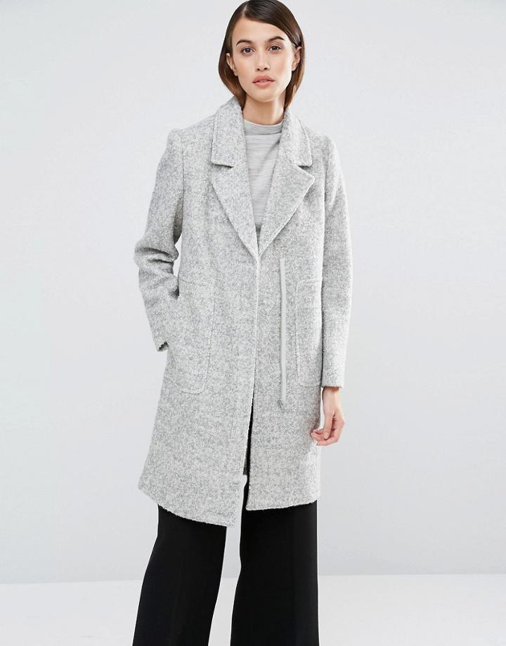 Selected Clara Tailored Coat - Gray