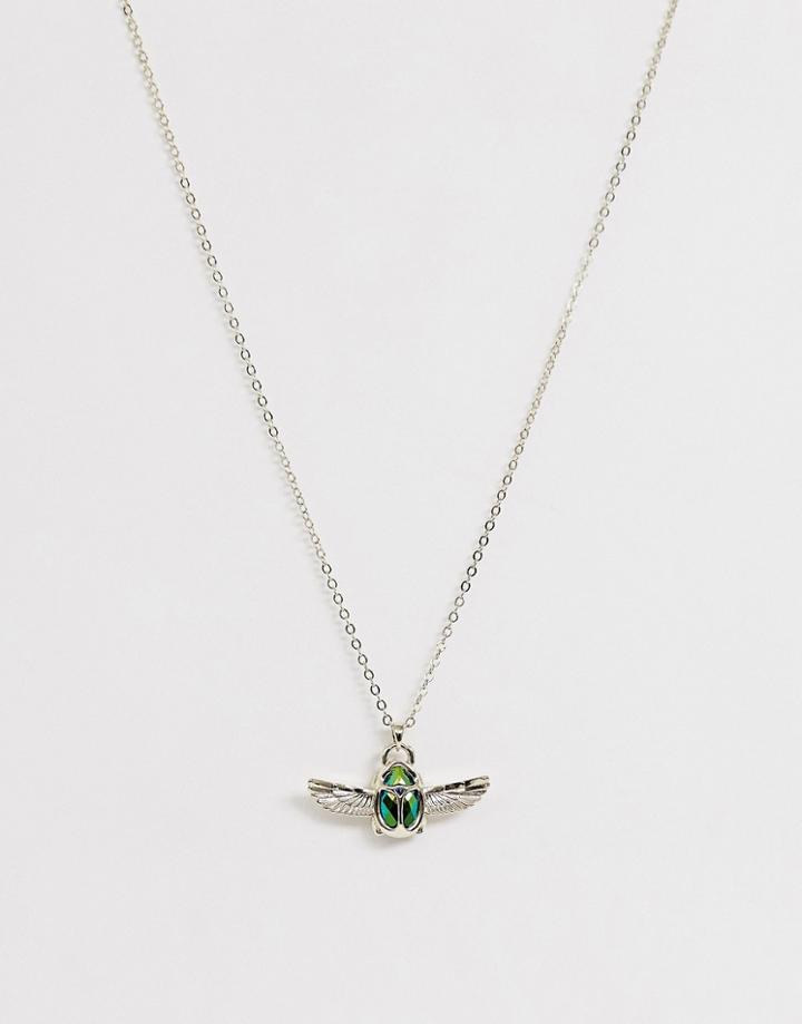 Ted Baker Gold Crystal Amulet Pendant Necklace