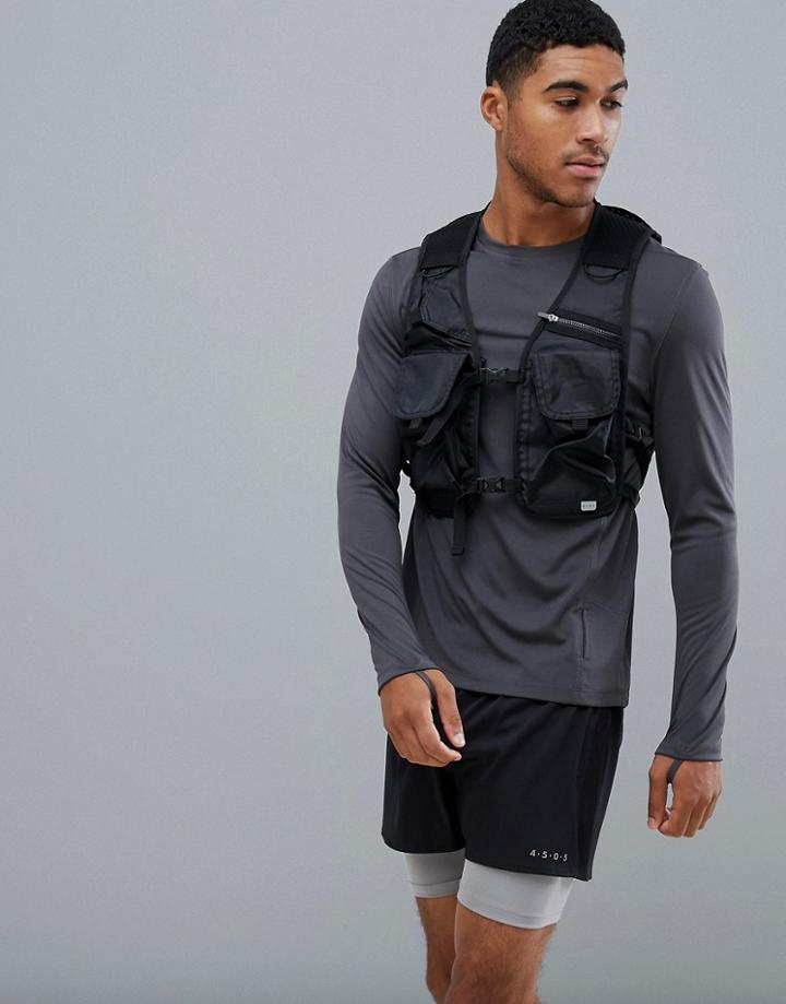 Asos 4505 Utility Running Tank - Black