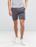 Asos Slim Chino Shorts In Soft Purple - Gray