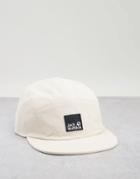 Jack Wolfskin Nature 5-panel Cap In Off-white-neutral