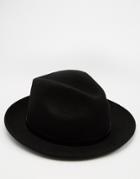 Catarzi Fedora Hat - Black