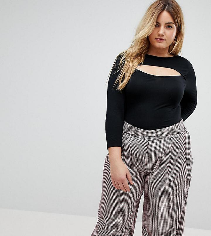 Pink Clove Peekaboo Top - Blue