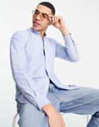 Polo Ralph Lauren Icon Logo Slim Fit Oxford Shirt In Blue