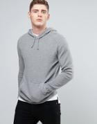 Abercrombie & Fitch Waffle Hoodie In Gray Heather - Gray