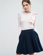 Ted Baker Nehru Knit Top - Pink