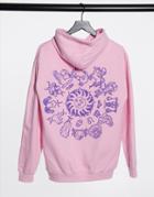 Hnr Ldn Horoscope Hoodie In Lilac-purple