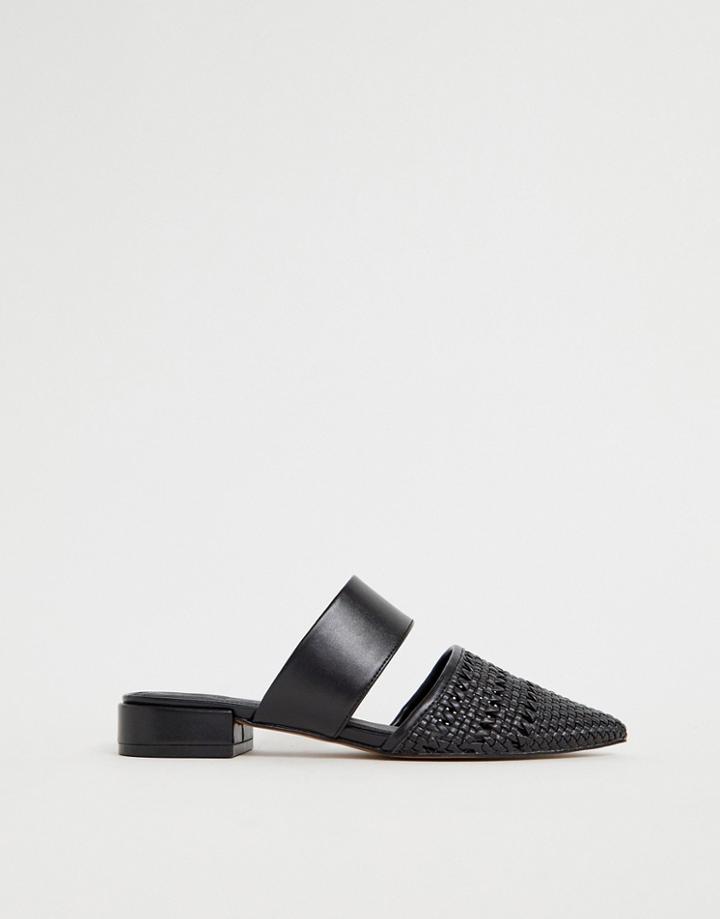 Asos Design Moscow Mules In Black - Black