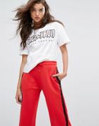Gigi Hadid Rock Tour Crop T-shirt - White
