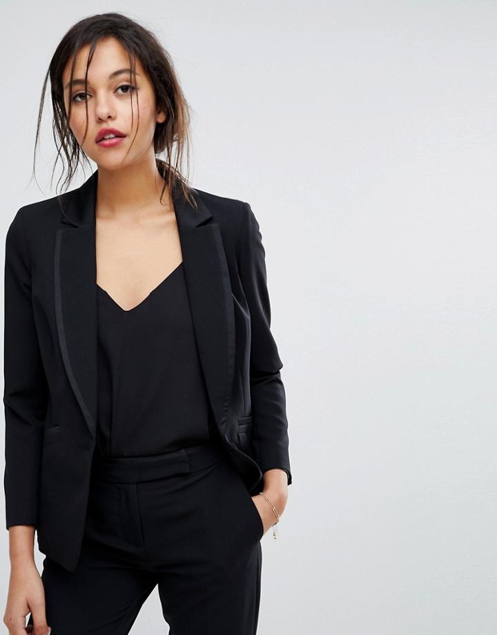 Oasis Tailored Jacket - Black