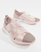 Ted Baker Strap Detail Light Pink Sporty Sneakers - Pink
