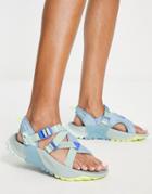 Nike Oneonta Nn Sandals In Worn Blue/multi