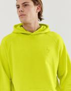 Fairplay Dillinger Hoodie With Raglan Sleeve In Neon Green - Green