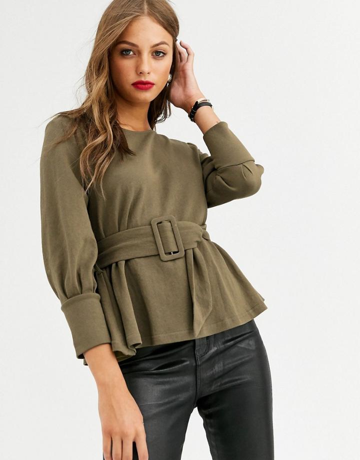 Y.a.s Long Sleeve Knit Sweater