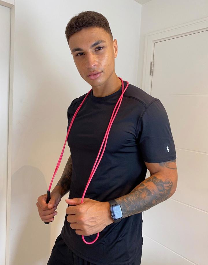 New Look Sport Recycled Polyester Running T-shirt In Black