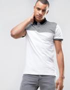 New Look Polo Shirt In White - White