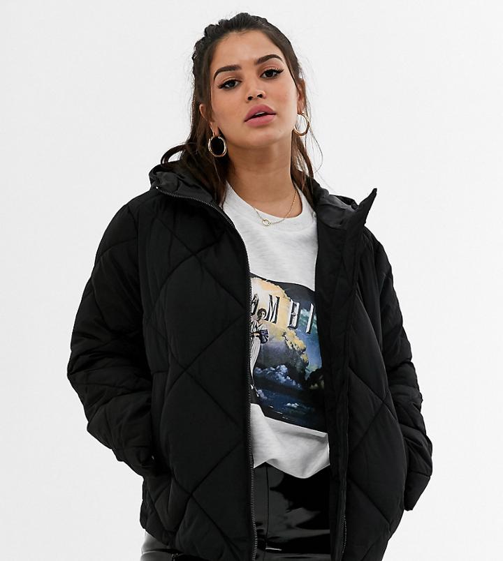 Asos Design Petite Ultimate Puffer-black