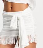 Asyou Wrap Fringe Sarong In White