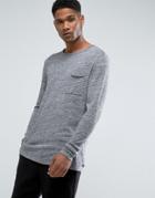 Tommy Hilfiger Denim Sweatshirt In Gray Marl - Gray