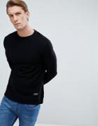 Frank Dandy Sweatshirt In Bamboo Merino - Navy