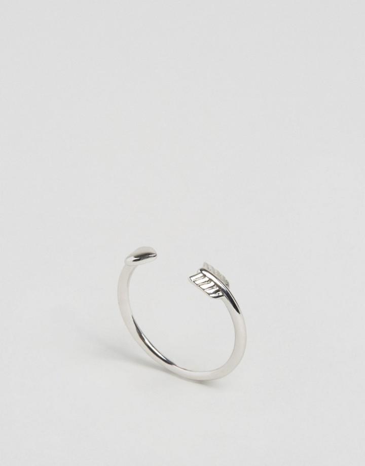 Ted Baker Cupids Arrow Ring - Silver