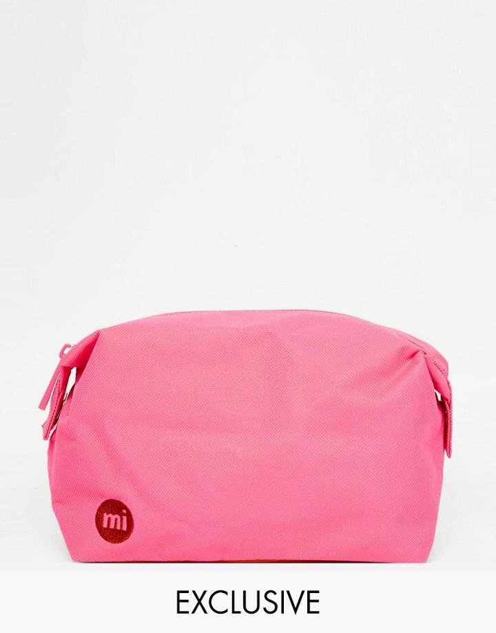 Mi Pac Asos Exclusive Hot Pink Makeup Bag - Hot Pink
