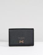 Ted Baker Myah Curved Metal Bow Mini Purse - Black