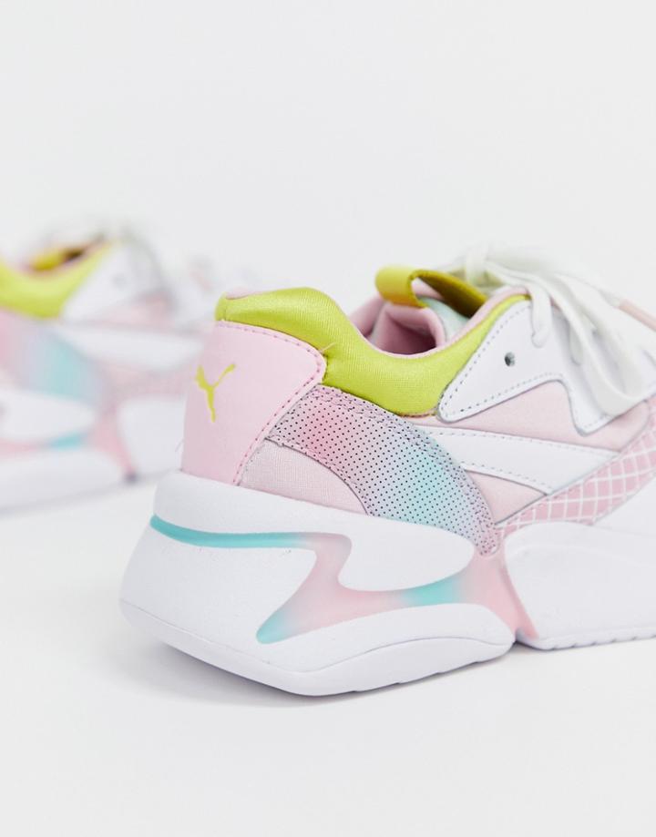 Puma X Barbie Nova 90's Block Multi Color Sneakers - Multi