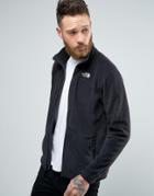 The North Face 100 Glacier Sweat Full Zip In Black - Black