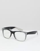 Jeepers Peepers Clear Lens Glasses - Black