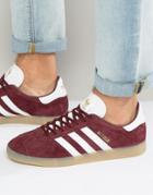 Adidas Originals Gazelle Sneakers In Red Bb5505 - Red