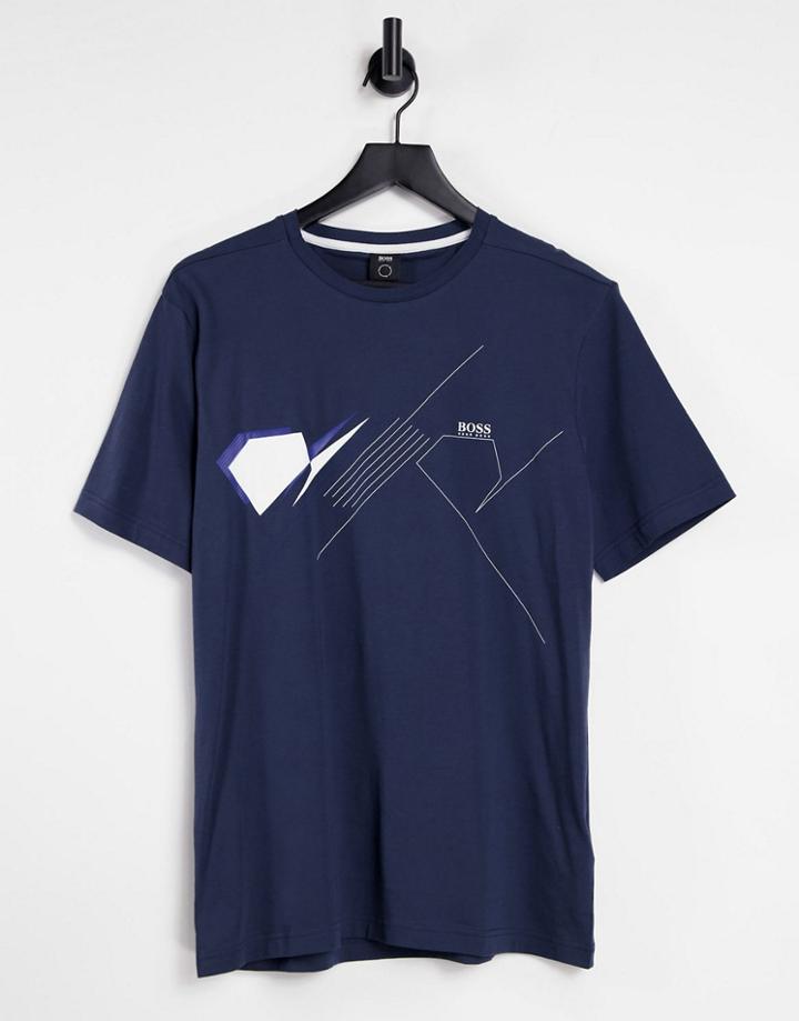 Boss Athleisure Tee 4 T-shirt In Navy