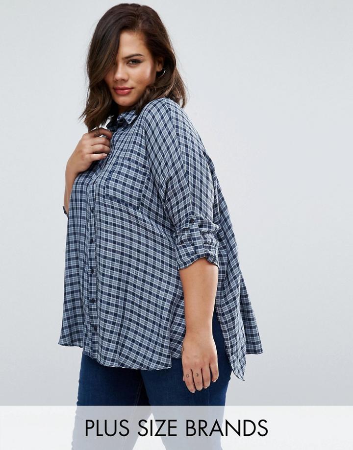 Koko Plus Checked Shirt - Blue