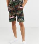 Polo Ralph Lauren Jersey Shorts In Camo