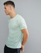 Adidas Training Freelift Gradient T-shirt In Mint Cw3441 - Green