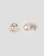 Lipsy Pearl And Flower Stud Earrings - Gold