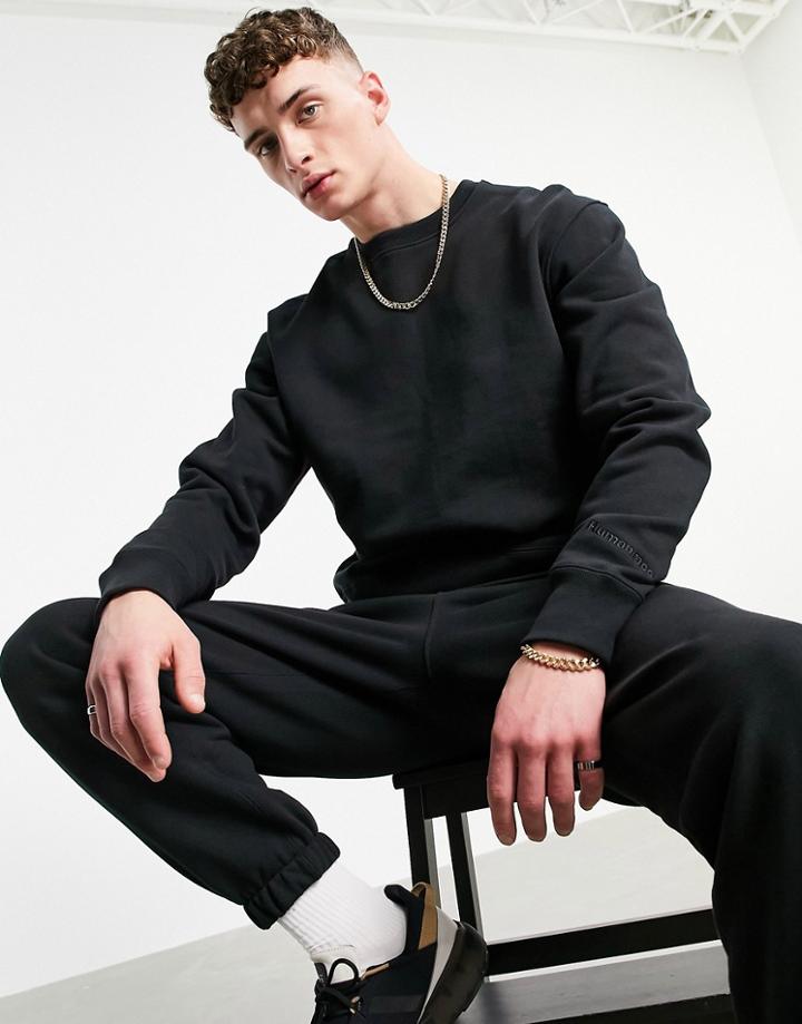 Adidas Originals X Pharrell Williams Premium Sweatshirt In Black