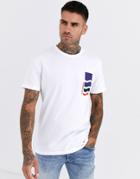 Jack & Jones Originals Relaxed Fit Back Graphic T-shirt In White