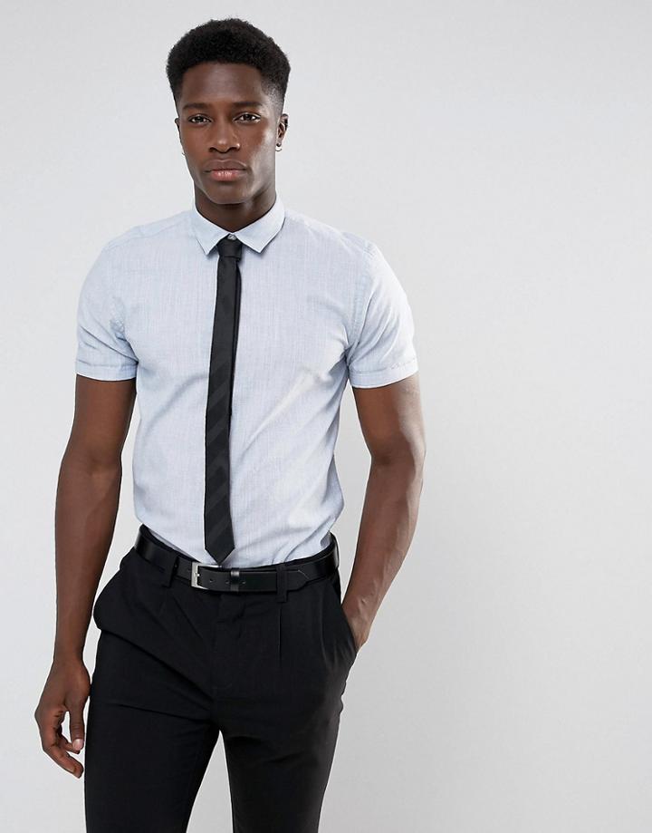 Minimum Espera Short Sleeve Shirt - Blue