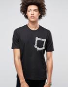 Love Moschino Taped Pocket T-shirt - Black