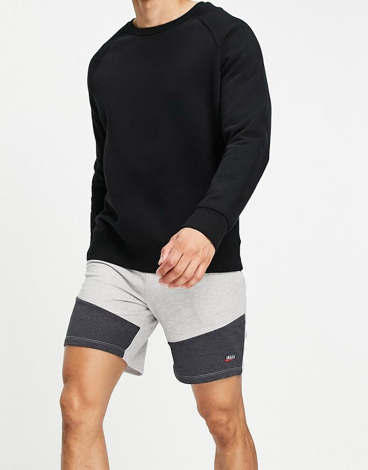 Jack & Jones Jersey Shorts In Gray-grey