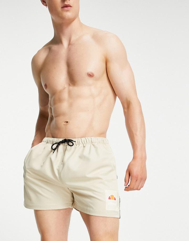 Ellesse Postiano Swim Short In Oatmeal-neutral