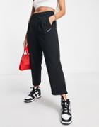 Nike Jersey Capri Pants In Black
