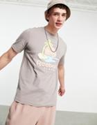 Reebok Classics Summer Graphic T-shirt In Cream-white