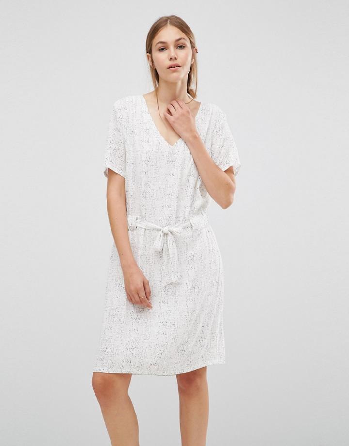Just Female Birch T-shirt Dress - White