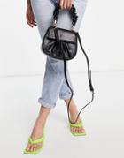 Ego Grab Bag With Ruched Handle In Black