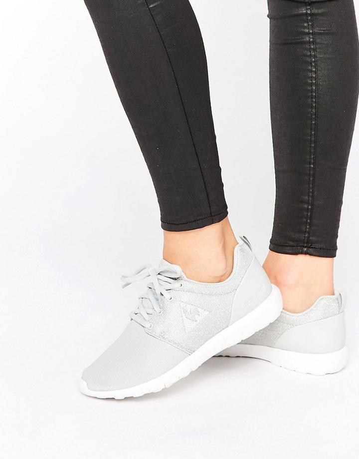 Le Coq Sportif Gray Glitter Dynacomf Sneakers - Gray