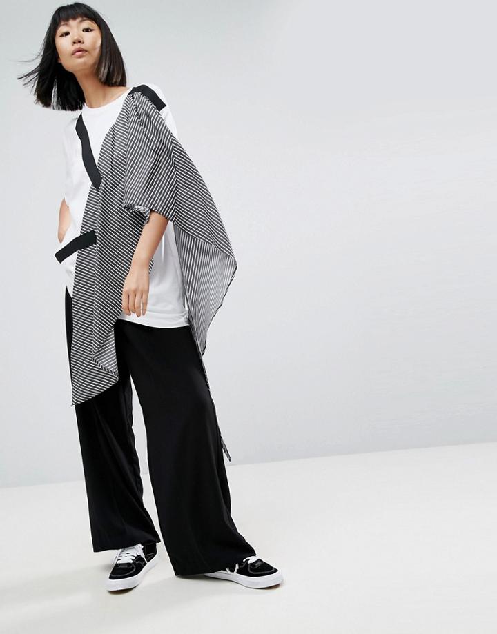 Asos White Deconstructed T-shirt - White