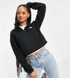 The North Face Osito Cropped Fleece In Black Exclusive At Asos