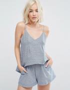 Minkpink Wanderer Cami Top - Navy